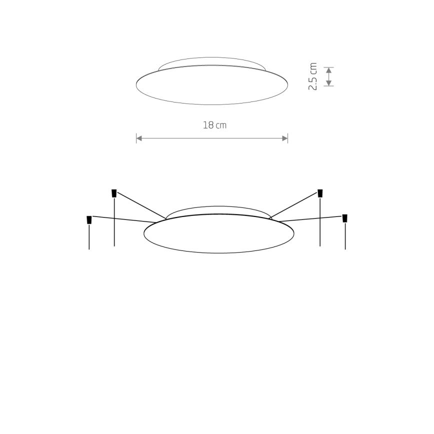 Biała puszka montażowa do lamp Cameleon Conopy Mini
