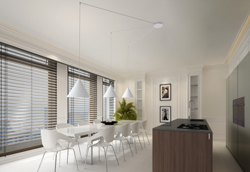 Biała puszka montażowa do lamp Cameleon Conopy Mini