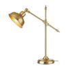 Elegancka biurkowa lampa Grimstad w odcieniu ciemnego złota