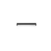 Czarny plafon Straight Led S do korytarza