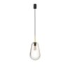Wisząca lampa Pear M ze szklanym kloszem