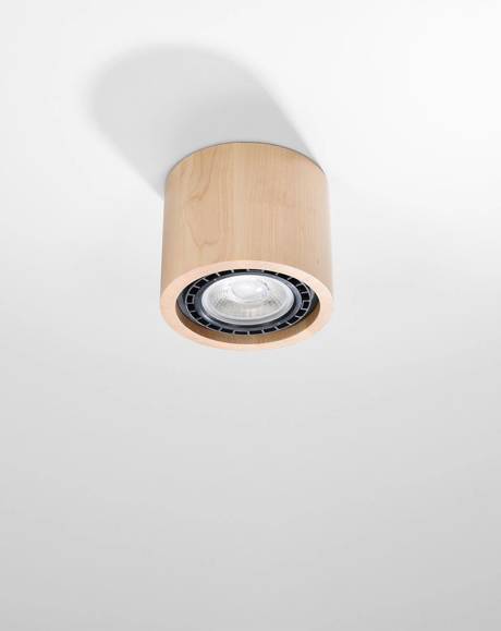 Drewniana lampa sufitowa Basic