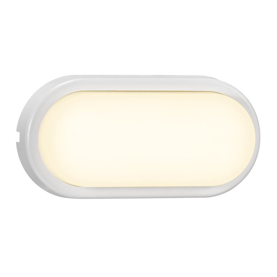 Zewnętrzna lampa ścienna Cuba Bright Oval o jasności 700 lm i klasie szczelności IP54