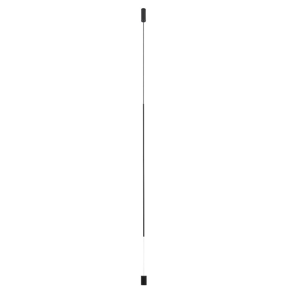 Nowoczesna czarna lampa wisząca Vertic o barwie światła 3000K