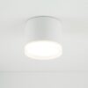 Biała sufitowa lampa Silba idealna do przedpokoju