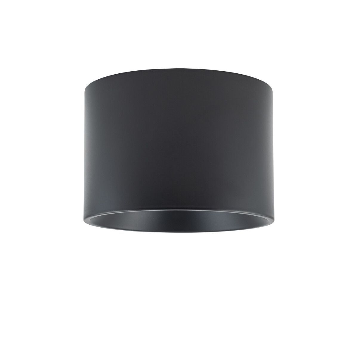 Czarna oprawa sufitowa Maun – lampa spot o klasie szczelności IP54