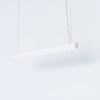 Biała lampa wisząca Soft LED o wymiarach 95x6 cm