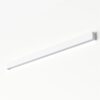Biały, długi kinkiet Straight LED L o długości 122 cm