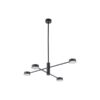 Czarna, nowoczesna lampa wisząca Orbit IV