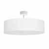 Biała sufitowa lampa Violet z abażurem