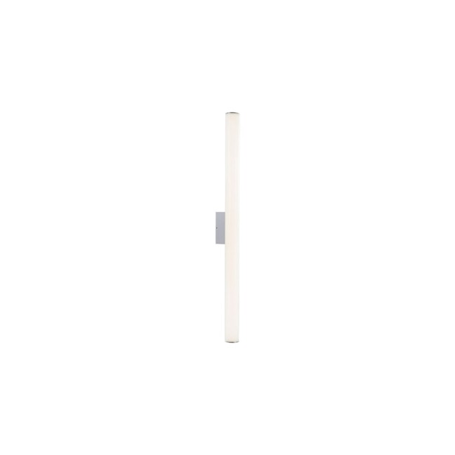 Pionowy kinkiet Ice Tube Led S w chromowanym wykończeniu, o klasie szczelności IP44