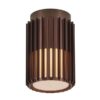 Brązowa lampa sufitowa Aludra od Nordlux o klasie szczelności IP54