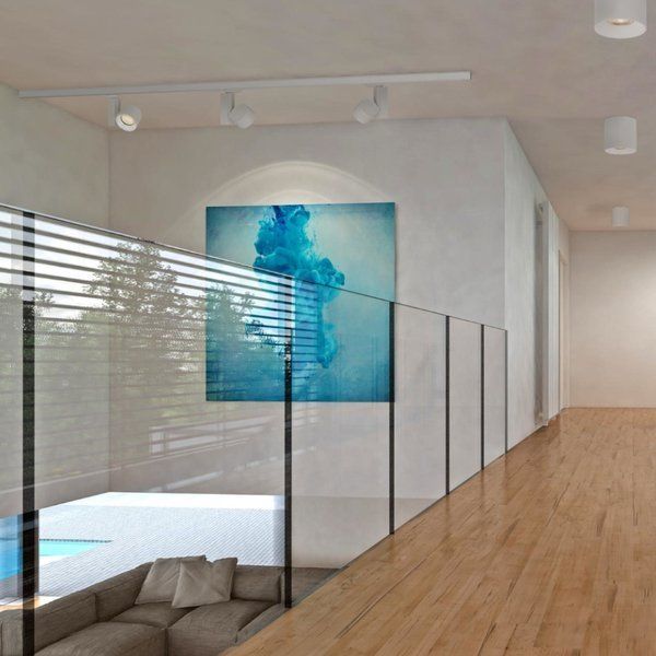 Biała lampa sufitowa Nea do systemu szynowego CTLS, 3000K