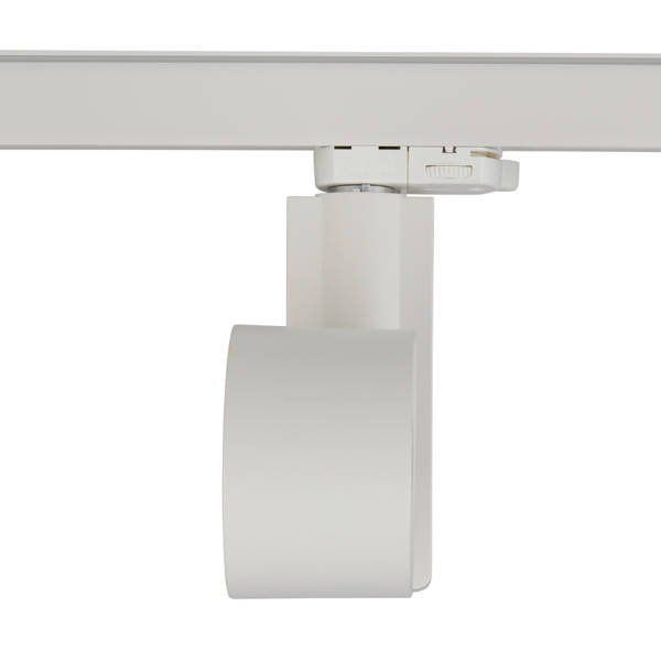 Biała lampa sufitowa Nea do systemu szynowego CTLS, 3000K