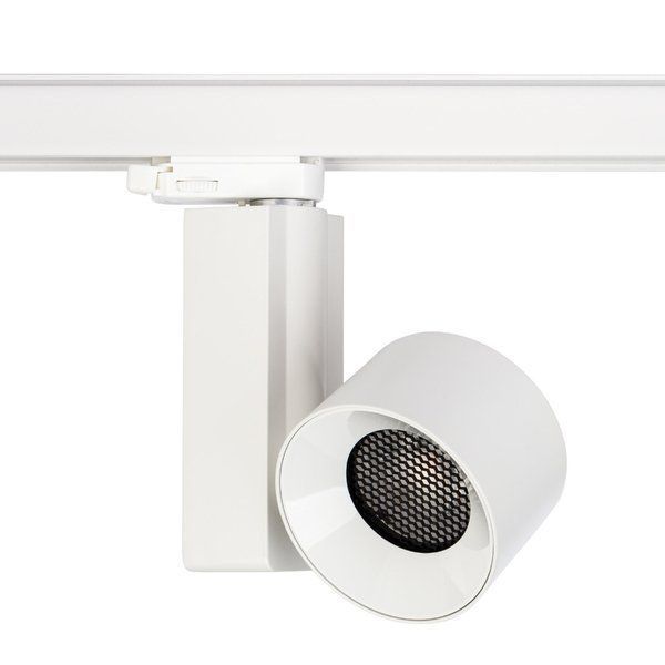 Biała lampa sufitowa Nea do systemu szynowego CTLS, 3000K