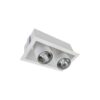 Białe, podtynkowe ruchome spoty EYE MOD WHITE II