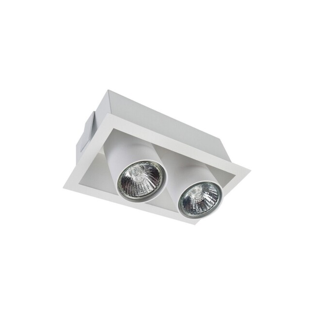 Białe, podtynkowe ruchome spoty EYE MOD WHITE II