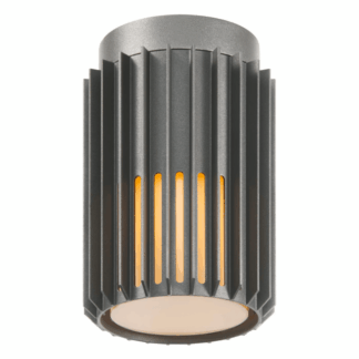 Sufitowa tuba Aludra od Nordlux w antracytowym kolorze o klasie szczelności IP54