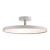 Nowoczesna lampa sufitowa Kaito 2 Pro 40 - Nordlux - DFTP - ciepła biel, płaski klosz