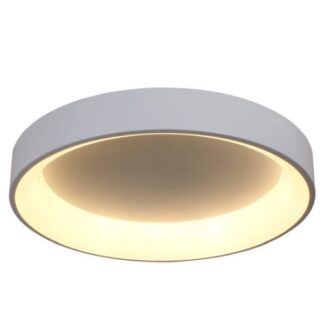 Biały plafon Georgia z regulacją barwy światła LED w zakresach 3000K, 4000K i 6000K