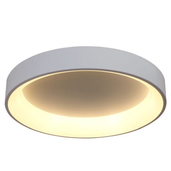 Biały plafon Georgia z regulacją barwy światła LED w zakresach 3000K, 4000K i 6000K