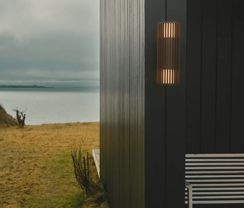 Dwupunktowy kinkiet Aludra w brązowym kolorze od Nordlux