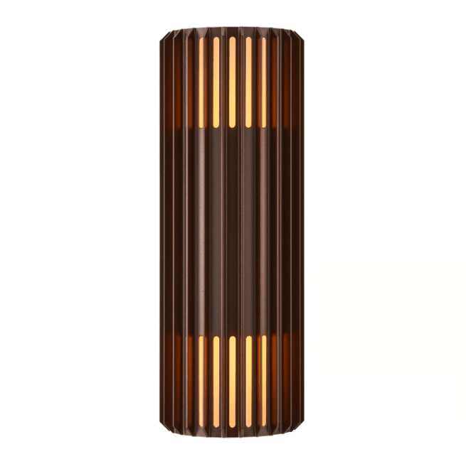 Dwupunktowy kinkiet Aludra w brązowym kolorze od Nordlux