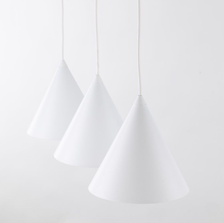 Potrójna wisząca lampa Cono TK – idealna nad wyspę kuchenną lub stół