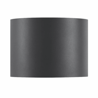 Antracytowa zewnętrzna lampa ścienna Milda od Nordlux z wbudowanym oświetleniem LED i klasą ochrony IP44