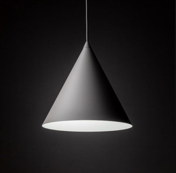 Stożkowa beżowa lampa wisząca Cono TK