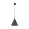 Wisząca lampa Cono TK w kolorze kawowego brązu