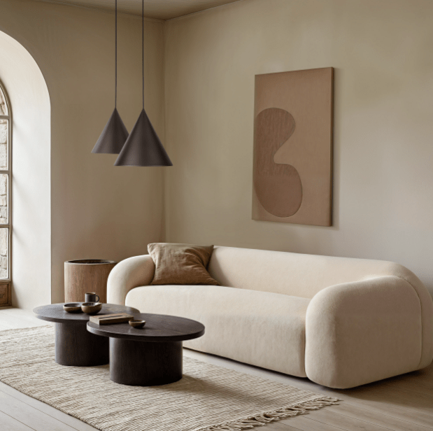 Wisząca lampa Cono Large w odcieniu ciemnego brązu