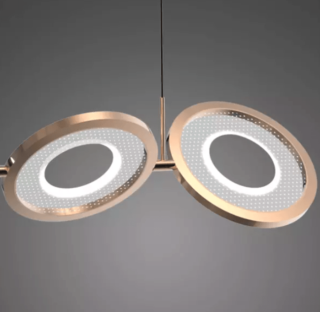 Lampa Seppia No.4 LED z dekoracyjnymi akrylowymi dyskami