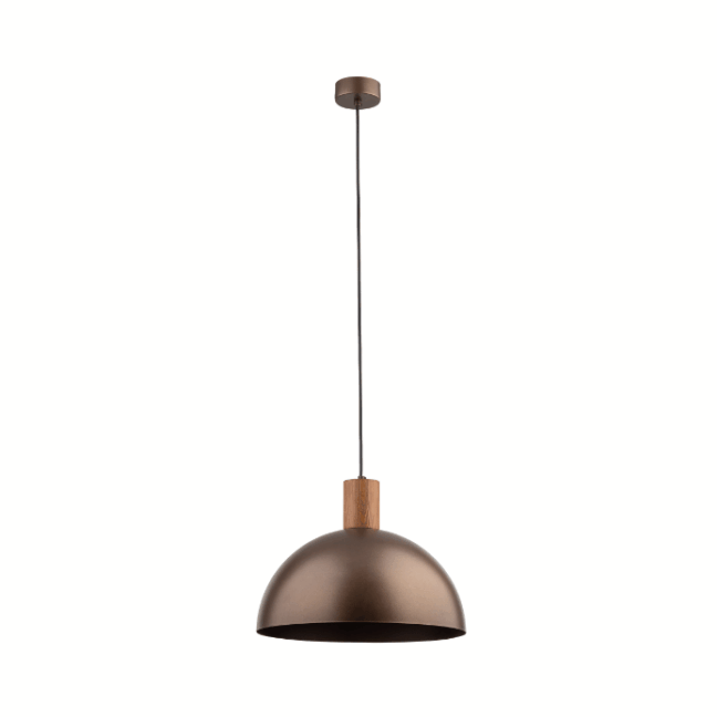 Stylowa wisząca lampa Oslo TK w odcieniu ciemnej kawy