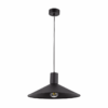 Loftowa lampa wisząca Jump TK w industrialnym stylu – czarna.