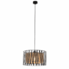 Wisząca lampa jutowa Harmony TK z ozdobną tasiemką