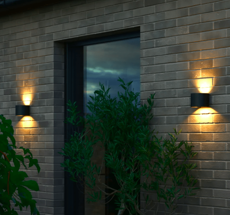 Nowoczesny kinkiet LED Milda z aluminium do montażu na zewnątrz