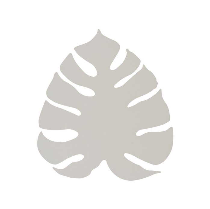 Beżowy kinkiet Monstera o dekoracyjnym charakterze