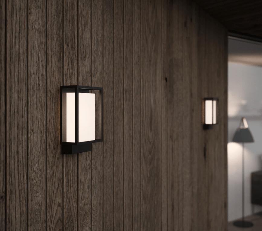 Nowoczesny zewnętrzny kinkiet LED Nestor z aluminium o klasie ochrony IP44