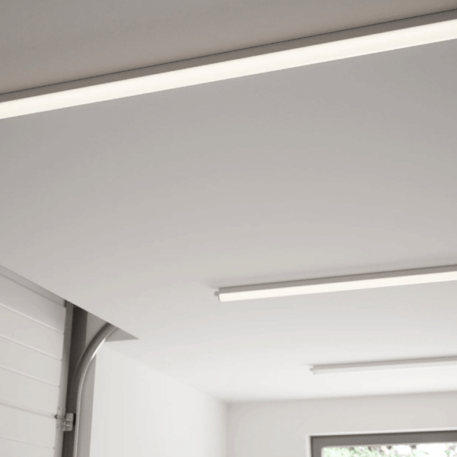 Podłużna listwa LED Westport 120 do garażu, moc 19W, strumień świetlny 2160lm