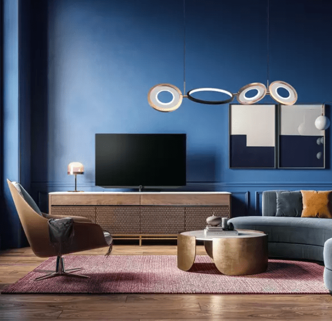 Lampa Seppia No.4 LED z dekoracyjnymi akrylowymi dyskami