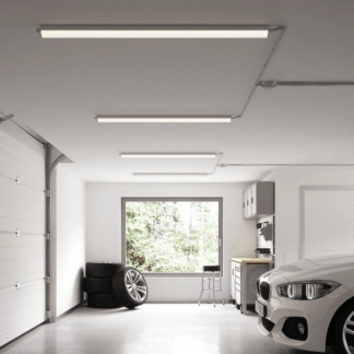 Podłużna listwa LED Westport 120 do garażu, moc 39W, strumień świetlny 4400lm