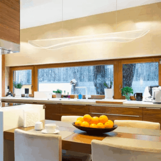 Designerska lampa LED Cortina No.4 100 cm wykonana z akrylu