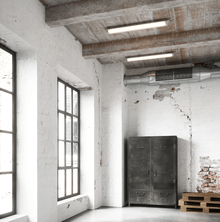 Lampa LED Works IP65 2x18W o długości 125 cm do zastosowań przemysłowych