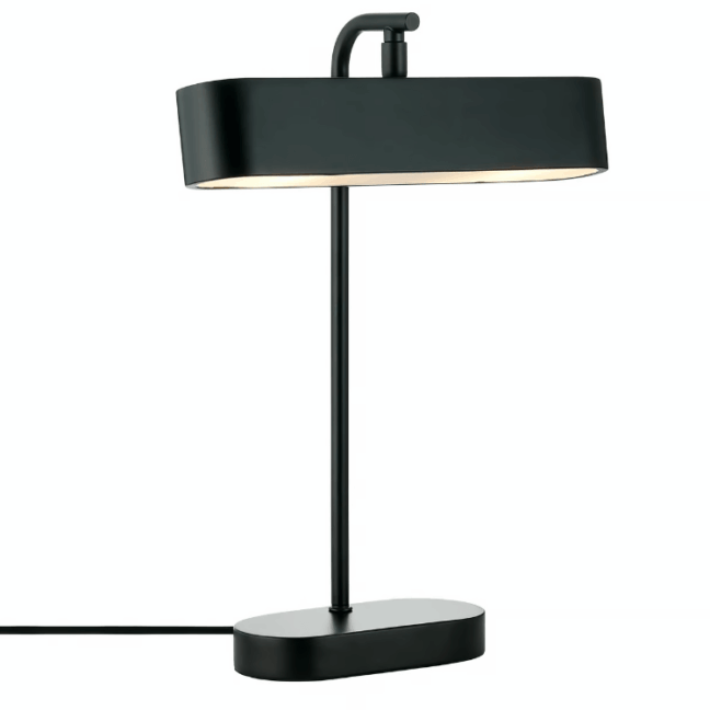 Nowoczesna czarna lampa stołowa Merlin od Nordlux