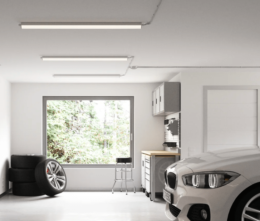 LED-owa lampa sufitowa Westport 60 do garażu, 19W i 2100lm