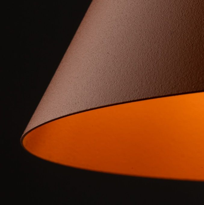 Pomarańczowa, nowoczesna lampa wisząca Cono MINI TK