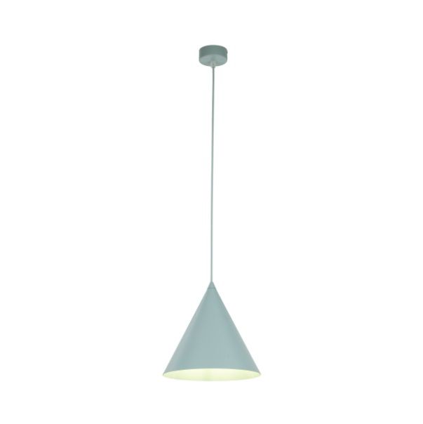 Wisząca lampa Cono TK w delikatnym, miętowym odcieniu