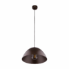 Wisząca lampa Faro w odcieniu ciemnobrązowym o średnicy 33 cm