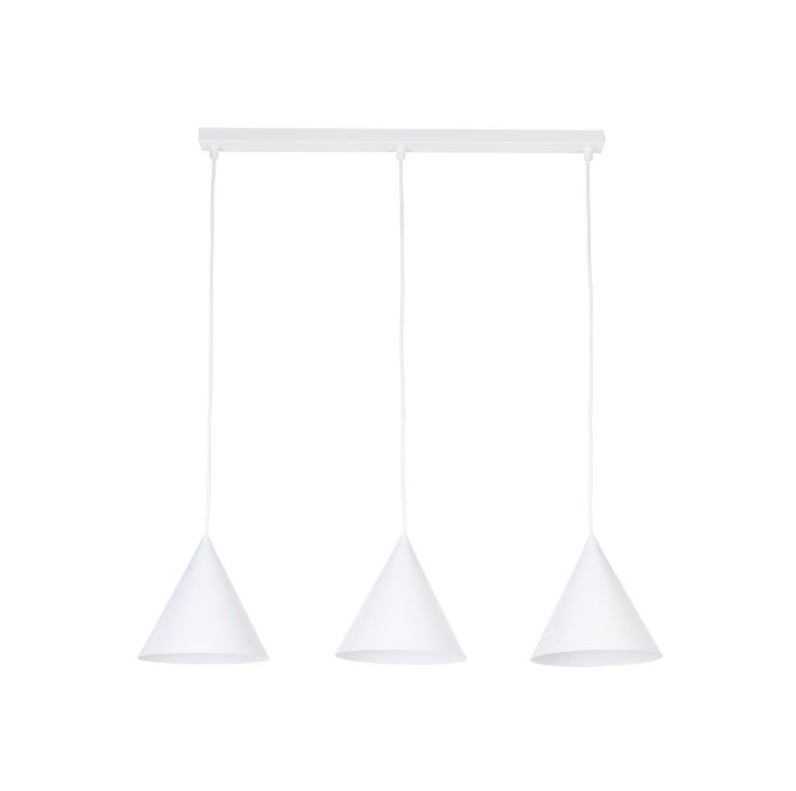 Potrójna wisząca lampa Cono TK – idealna nad wyspę kuchenną lub stół